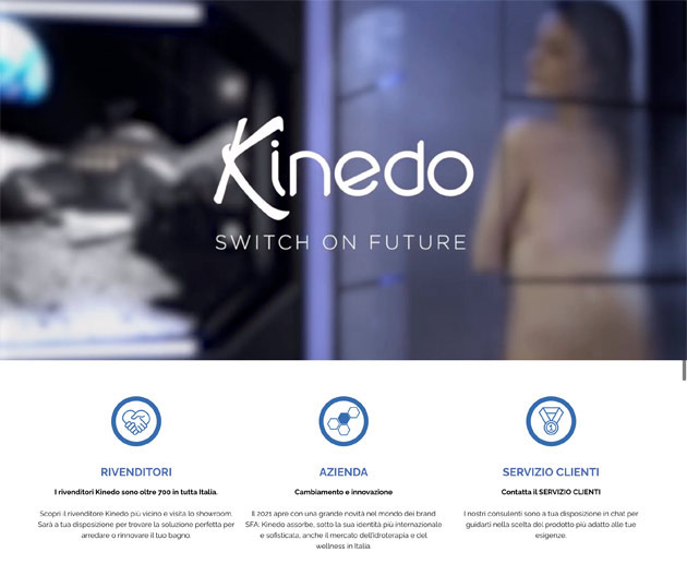Kinedo è online con il nuovo sito Kinedo è online con il nuovo sito