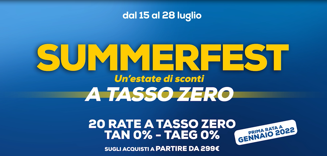 “Summerfest”: il festival della tecnologia di Euronics “Summerfest”: il festival della tecnologia di Euronics
