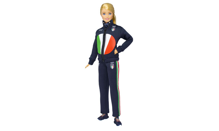 Barbie, Italia Team e EA7 Emporio Armani insieme Barbie, Italia Team e EA7 Emporio Armani insieme
