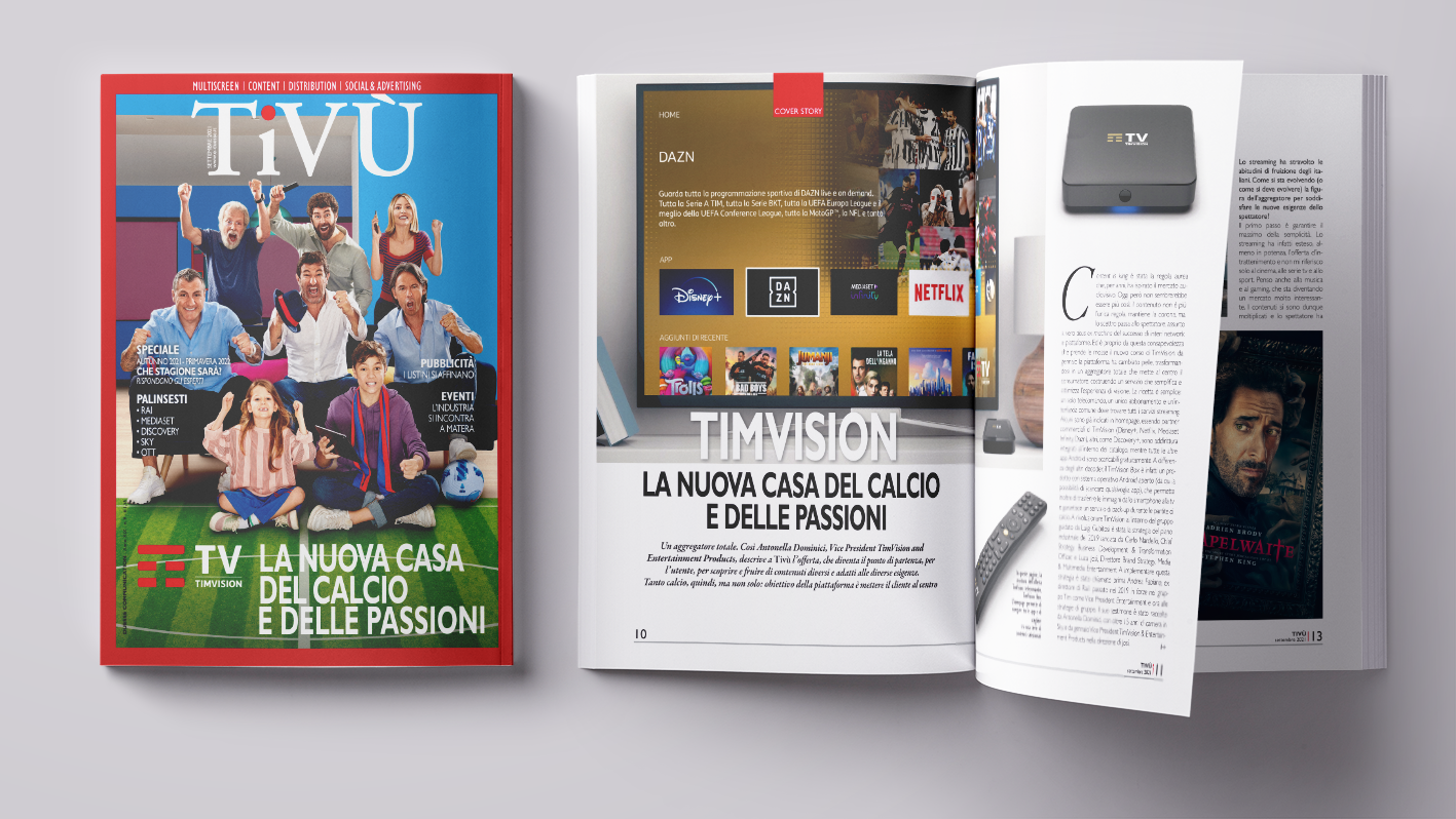 Tivù di settembre è online con TimVision Tivù di settembre è online con TimVision