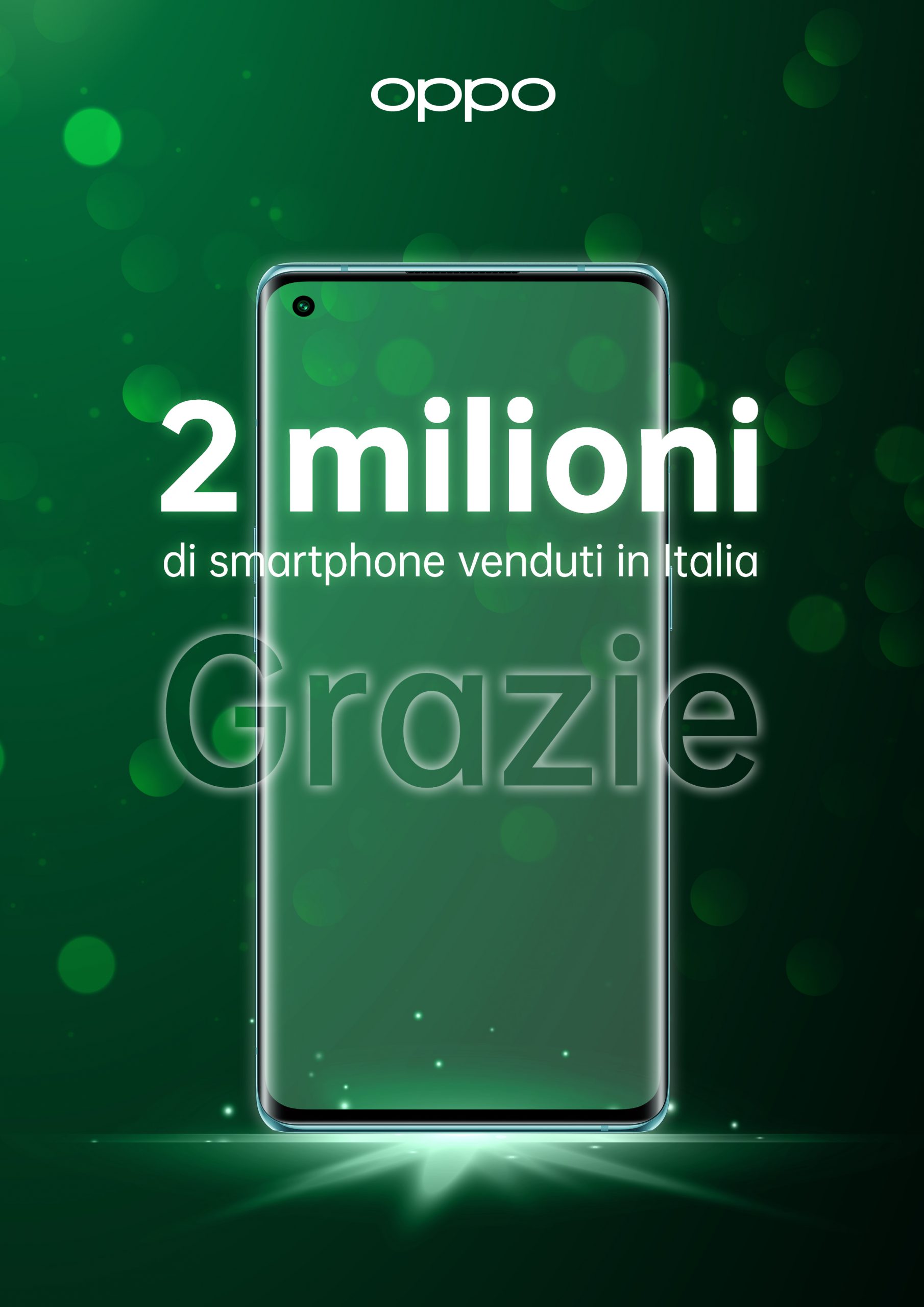 OPPO: 2 milioni di smartphone venduti in Italia