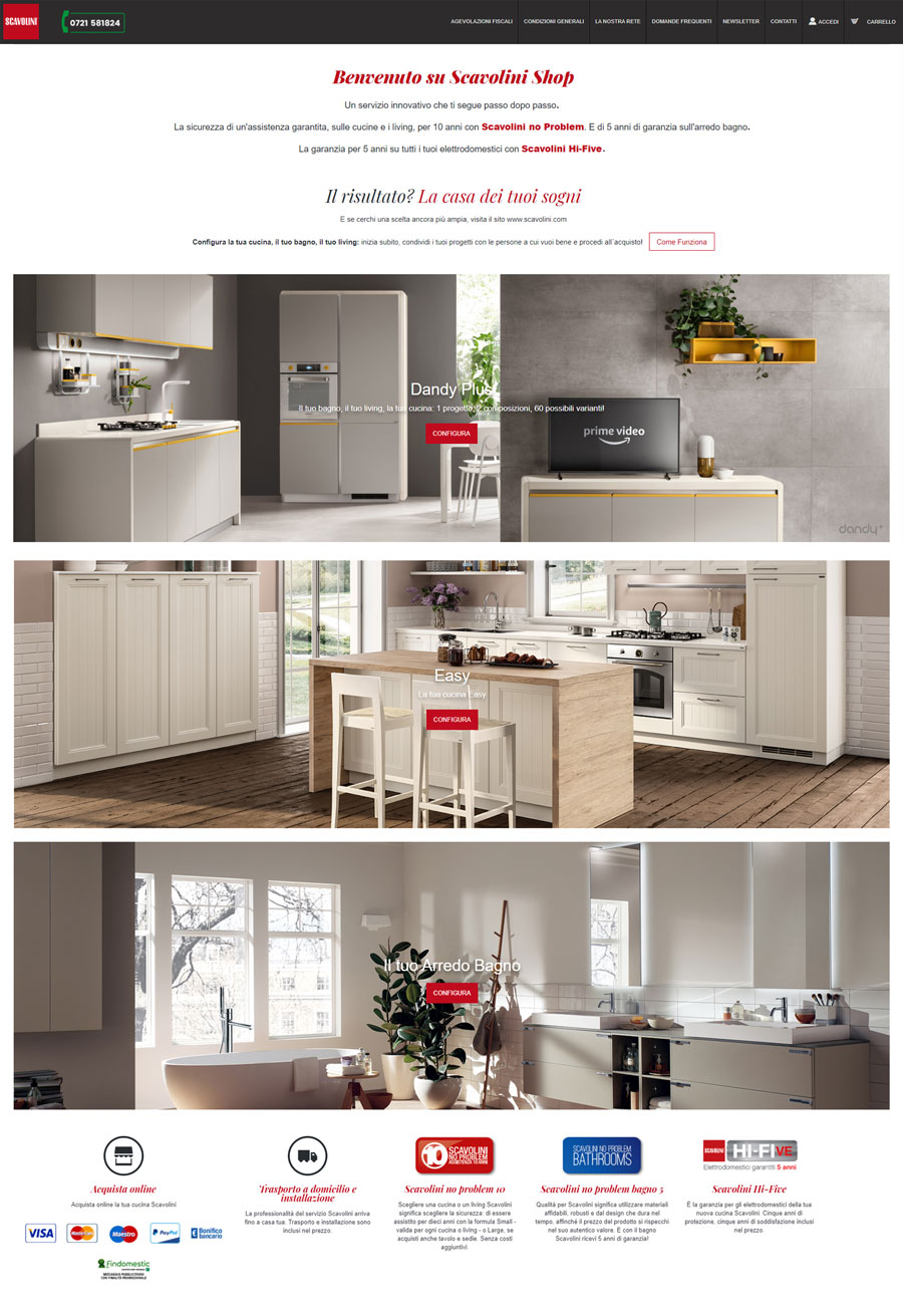 Scavolini: nuovi contenuti e un’experience ancora più flessibile