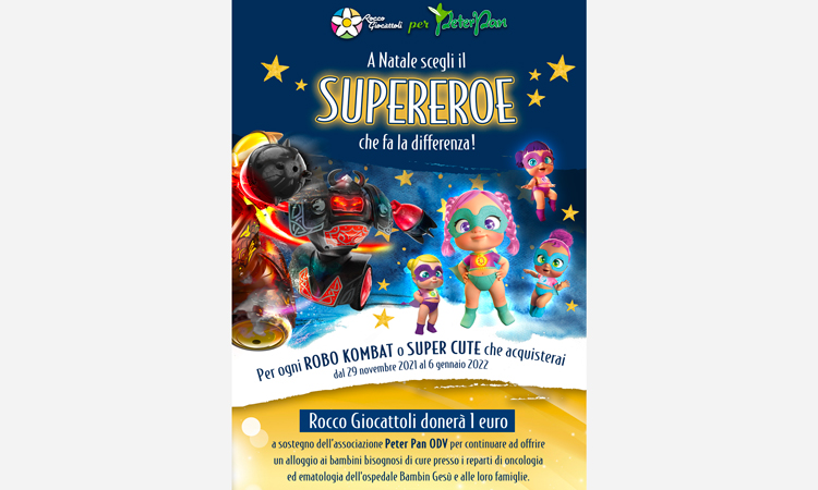 Rocco Giocattoli a sostegno dell’Associazione Peter Pan Rocco Giocattoli a sostegno dell’Associazione Peter Pan