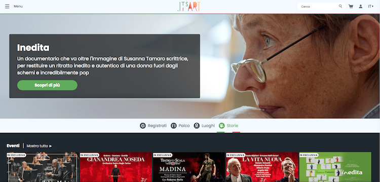 ITsART debutta in Europa ITsART debutta in Europa