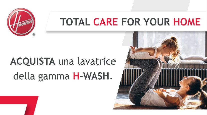 Hoover lancia “Total Care For Your Home” Hoover lancia “Total Care For Your Home”