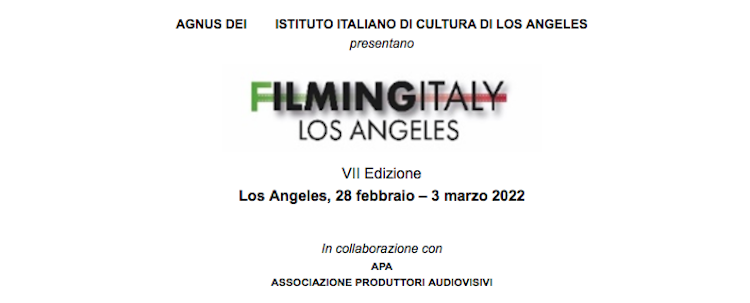 Filming Italy Los Angeles, le date della VII edizione