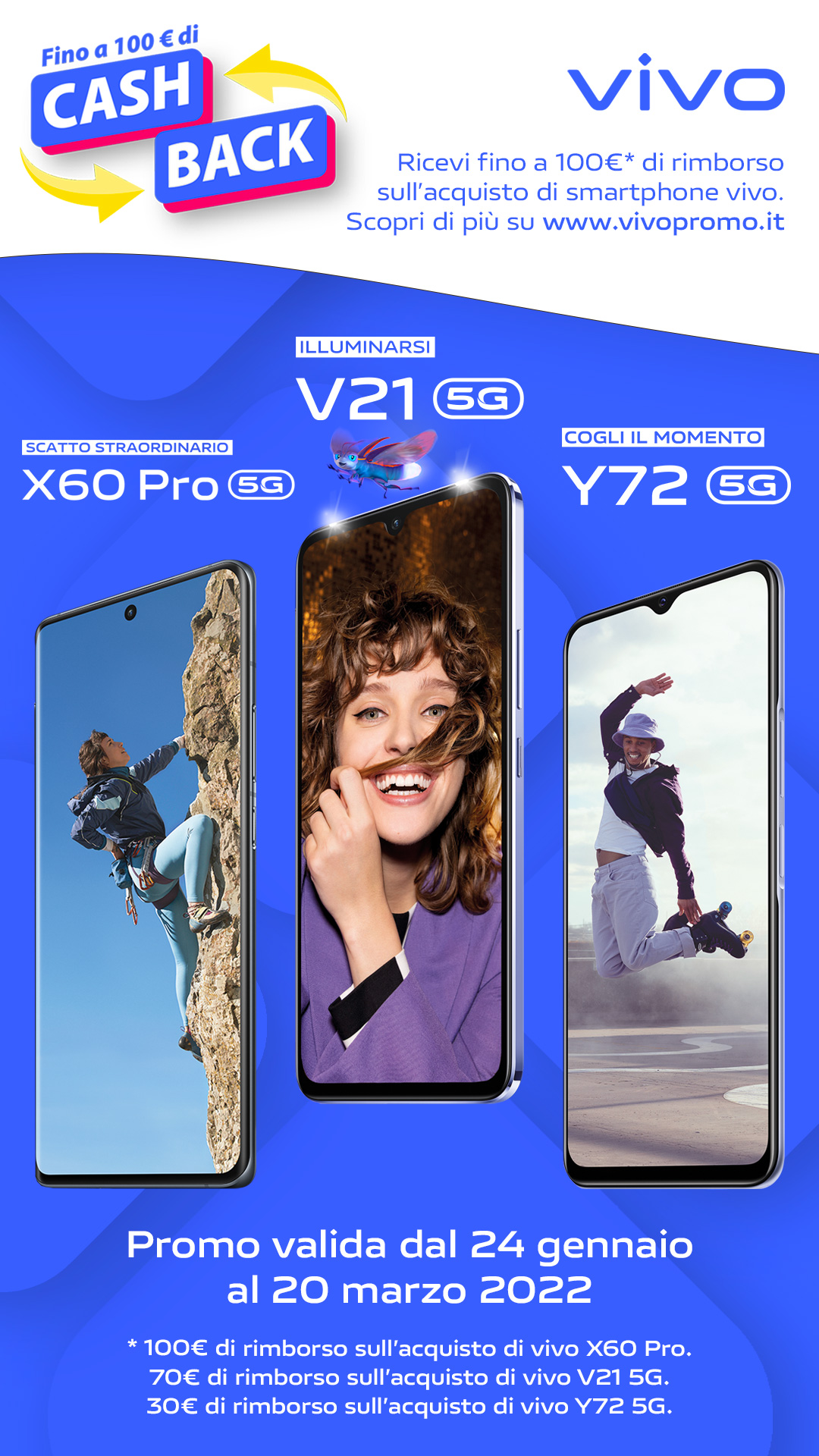 vivo: è partita l’iniziativa Cashback vivo: è partita l’iniziativa Cashback