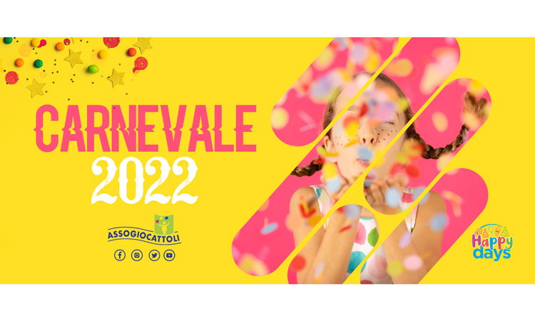 Assogiocattoli festeggia la ripartenza con il Carnevale 2022 Assogiocattoli festeggia la ripartenza con il Carnevale 2022