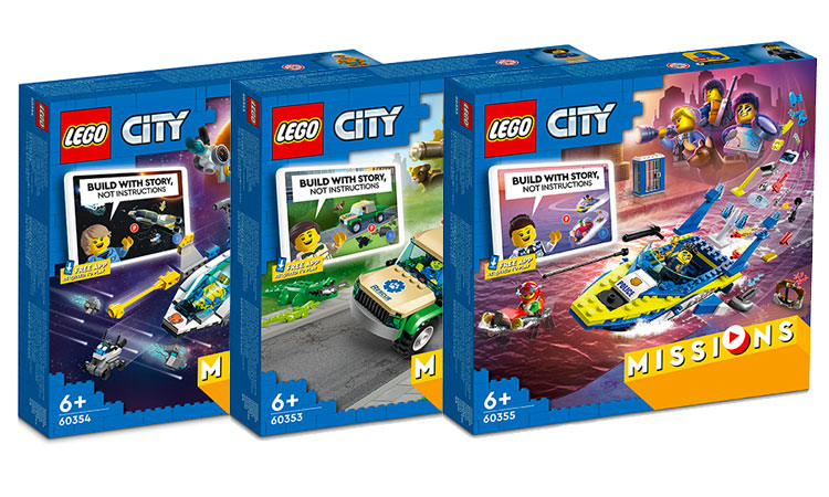 LEGO City Missioni, l’esperienza di costruzione diventa interattiva LEGO City Missioni, l’esperienza di costruzione diventa interattiva