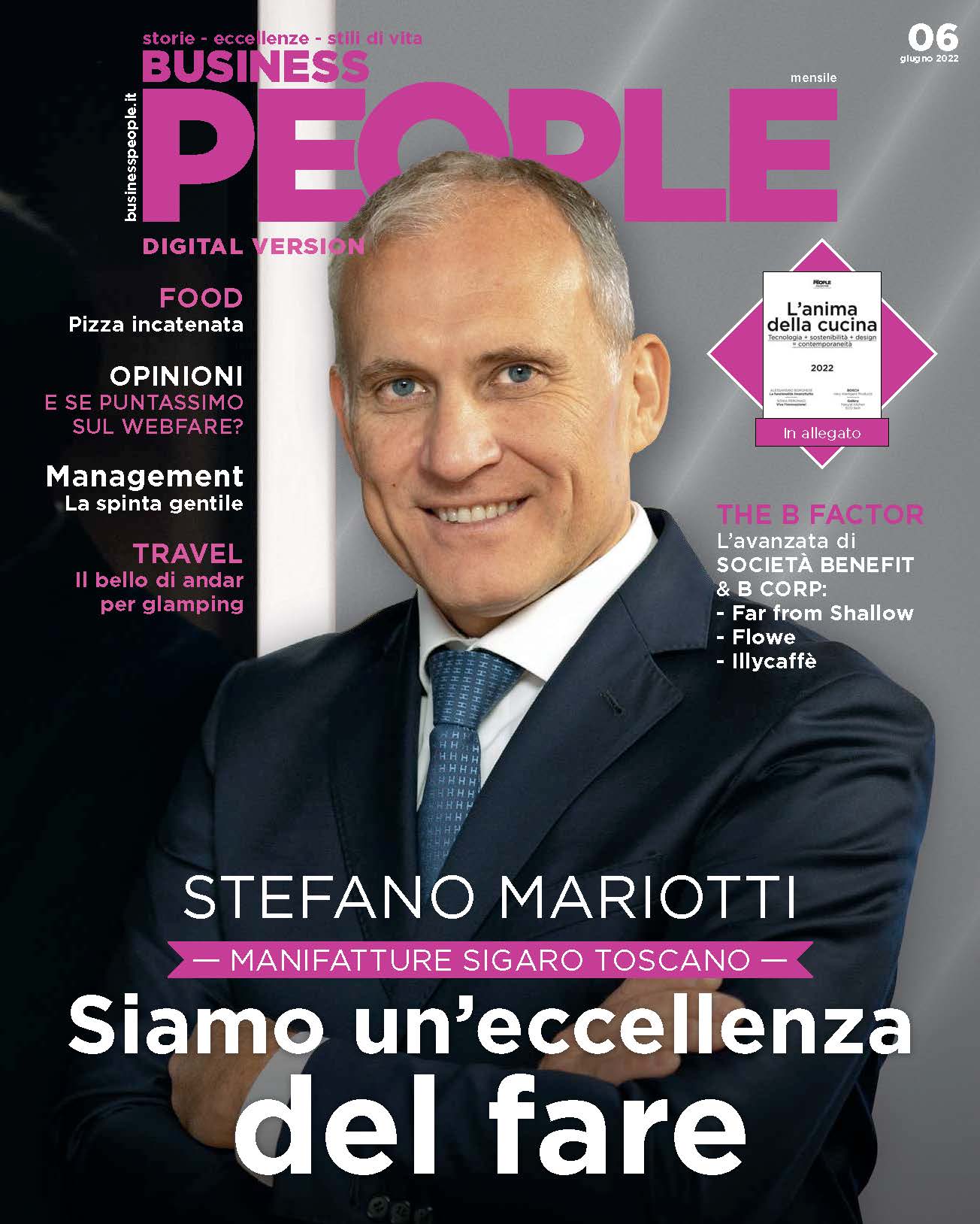 Design protagonista su Business People di giugno