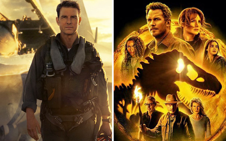 Box office Italia, Jurassic World e Top Gun incontrastati Box office Italia, Jurassic World e Top Gun incontrastati