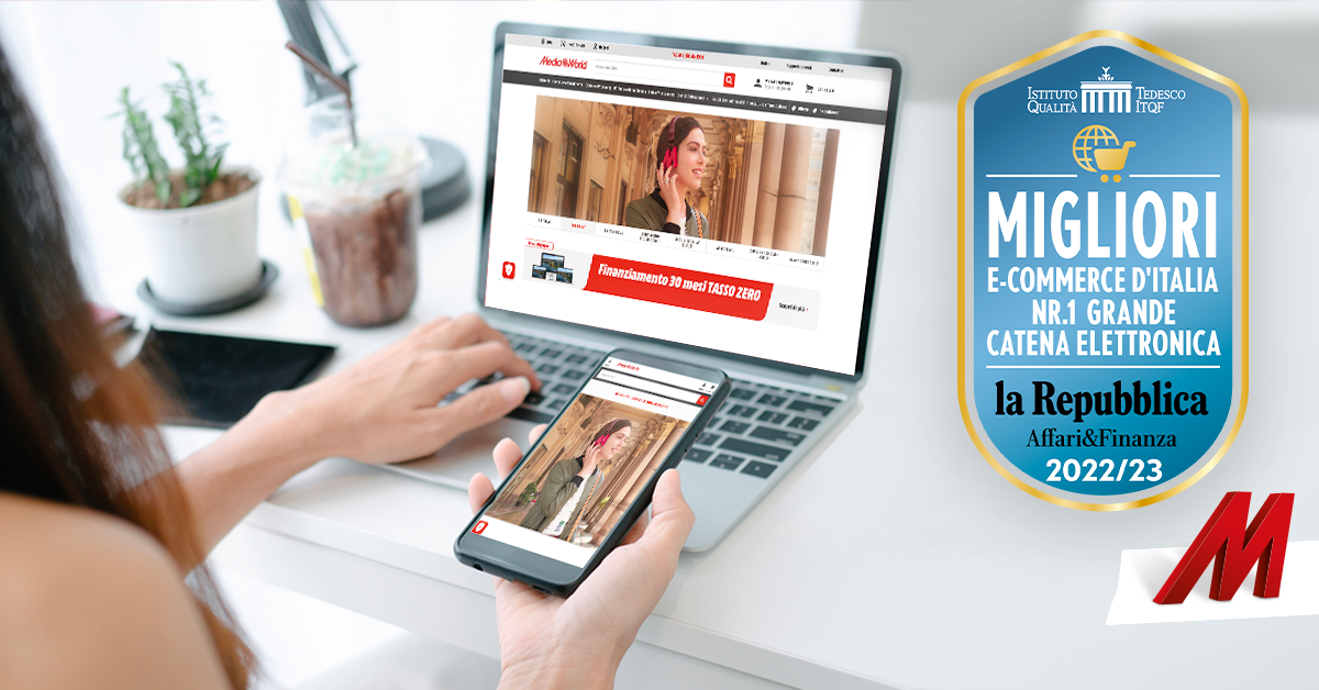 MediaWorld.It nella Top 20 dei migliori E-Commerce MediaWorld.It nella Top 20 dei migliori E-Commerce