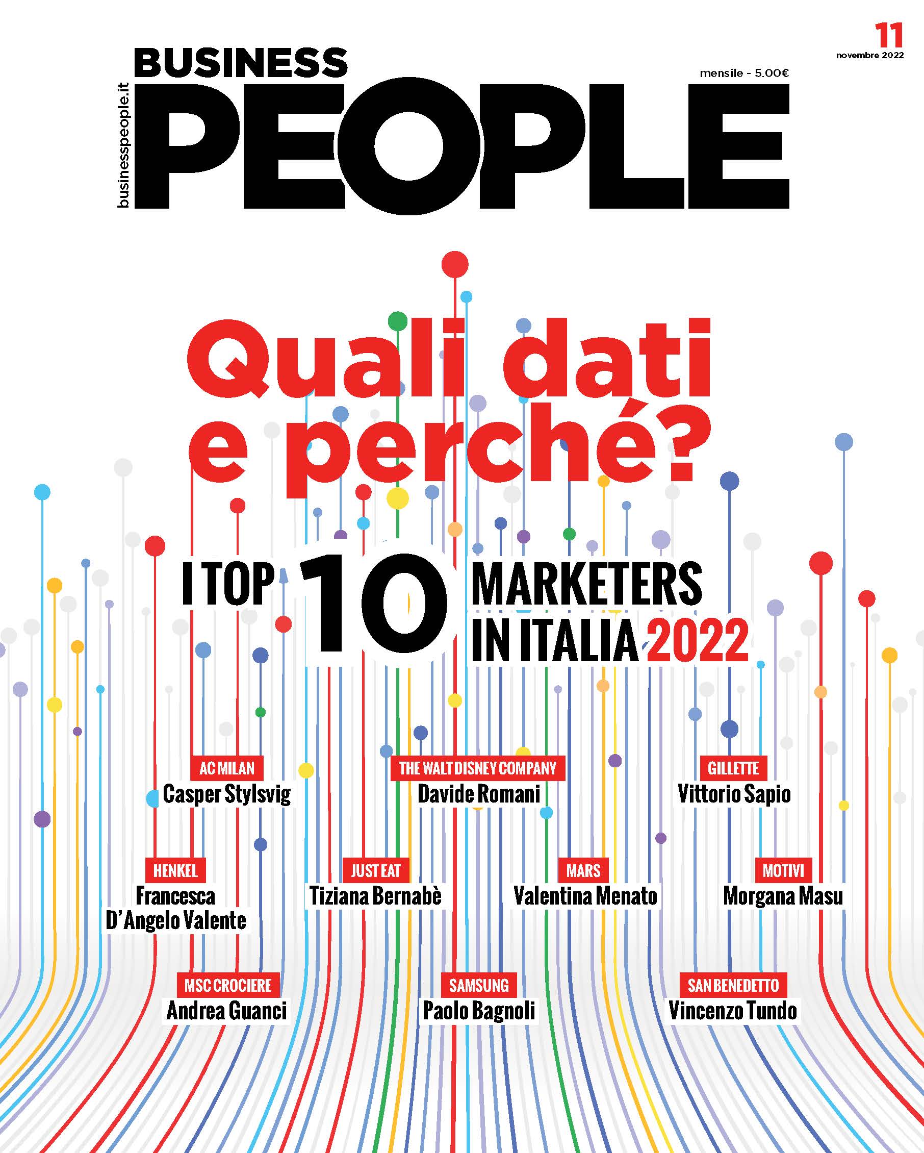 Su Business People i Top 10 Marketers in Italia 2022 Su Business People i Top 10 Marketers in Italia 2022