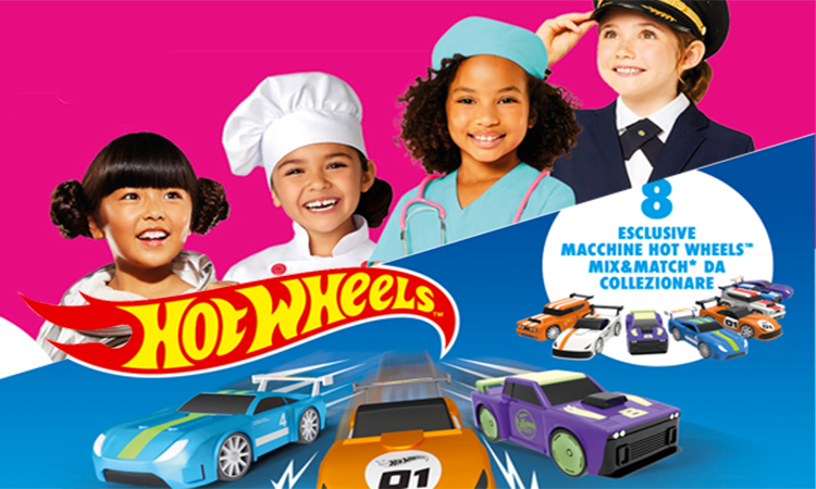 Mattel, Barbie e Hot Wheels protagonisti di una raccolta bollini Mattel, Barbie e Hot Wheels protagonisti di una raccolta bollini