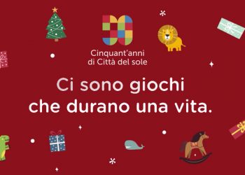Città del Sole, l’emozionante campagna natalizia “Ci sono giochi che durano una vita”