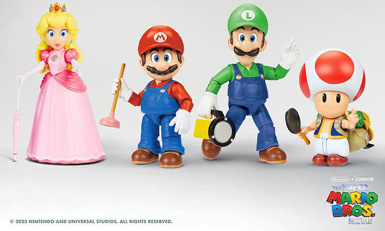 JAKKS Pacific annuncia la linea di giocattoli dedicata a Super Mario Bros