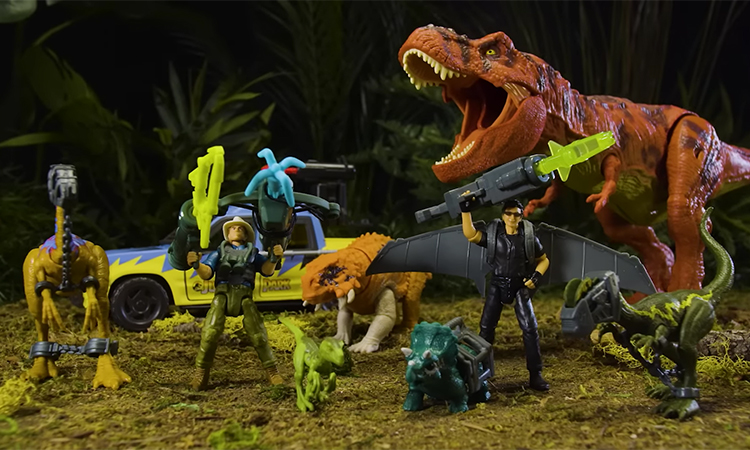 Mattel, una linea di giocattoli retrò per il 30° anniversario di Jurassic  Park