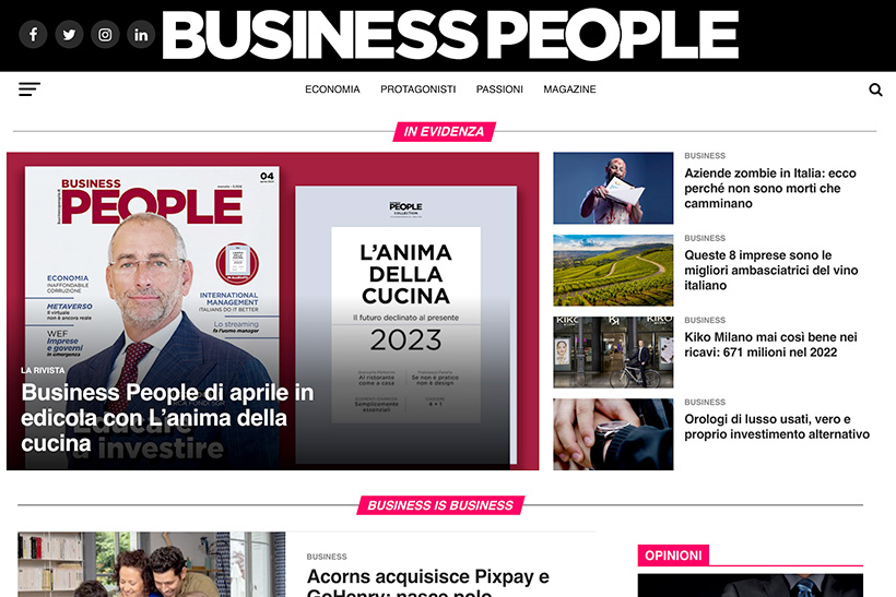 Nuovo look per Businesspeople.it Nuovo look per Businesspeople.it