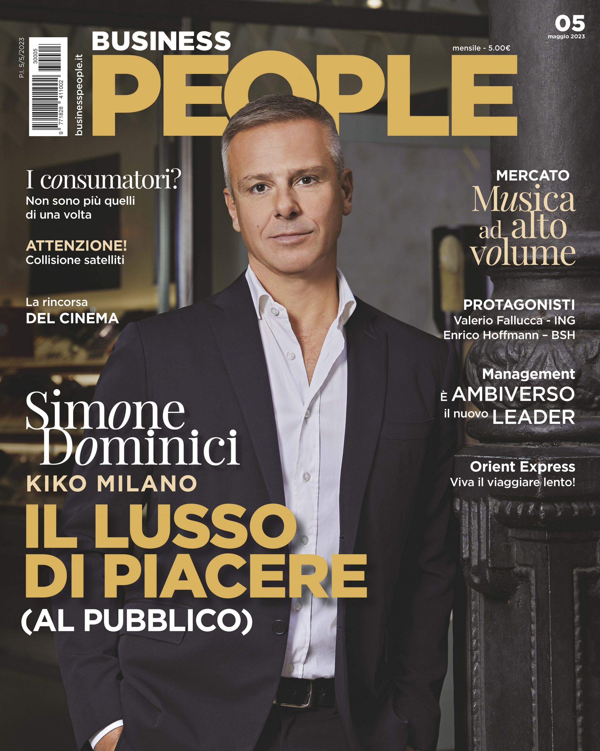 Dominici in copertina su Business People Maggio