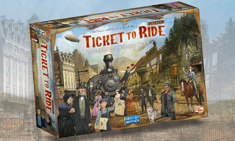 Asmodee annuncia Ticket to Ride Legacy: Leggende del Vecchio West