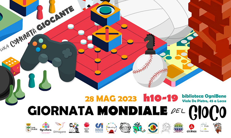 Città del sole, a Lecce si festeggia la Giornata mondiale del gioco
