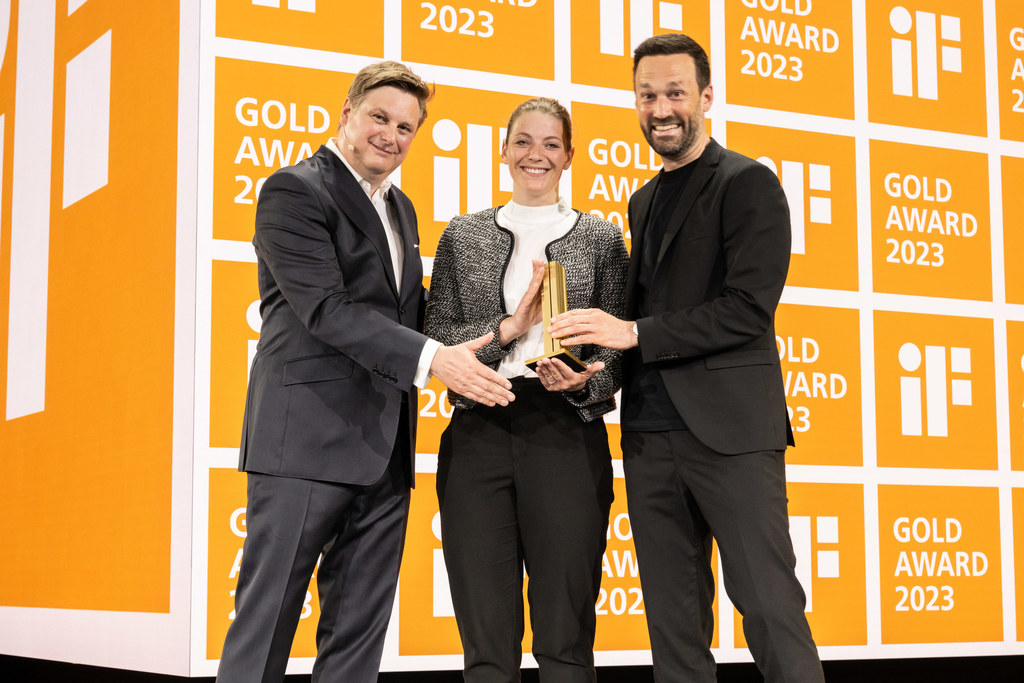 IF Gold award alla doccia Axor di Philippe Strack