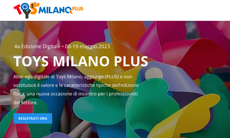 Toys Milano Plus: al via l’evento in formato digitale Toys Milano Plus: al via l’evento in formato digitale