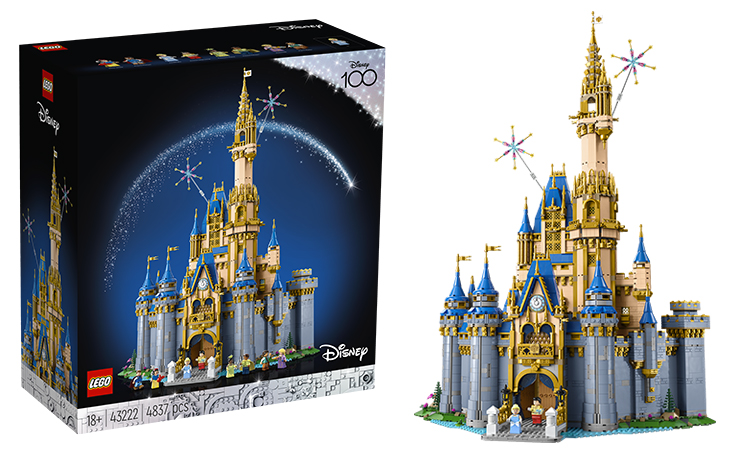 LEGO, presentato il nuovo castello Disney 100 
