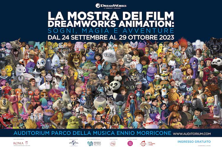 A Roma la Mostra dei Film DreamWorks Animation: Sogni, Magia e Avventure